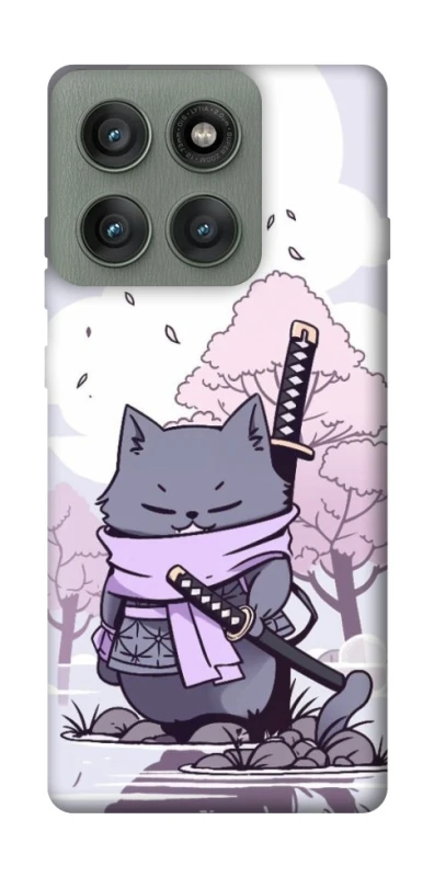Чохол на Motorola Edge 60 Pro Samurai cat фото 1 з 1