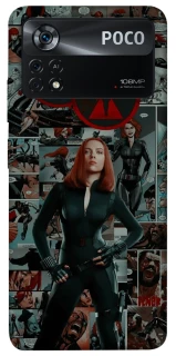 Чехол на Xiaomi Poco X4 Pro 5G Black Widow фото 1 из 1