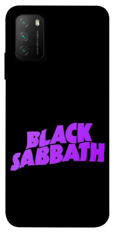Чехол на Xiaomi Poco M3 Black Sabbath logo ver.1 фото 1 из 1