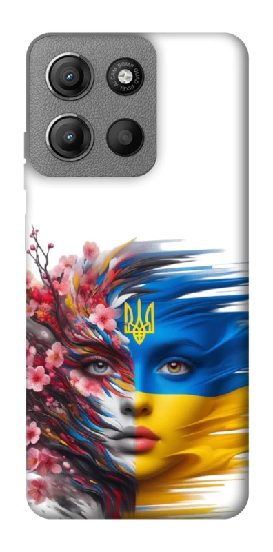 Чехол на Motorola Moto G15 Power Flowering Ukraine фото 1 из 1
