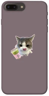 Чехол на Apple iPhone 7 plus / 8 plus cat matcha фото 1 из 1