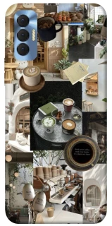 Чехол на TECNO Spark 8P Coffee collage ver.4 фото 1 из 1