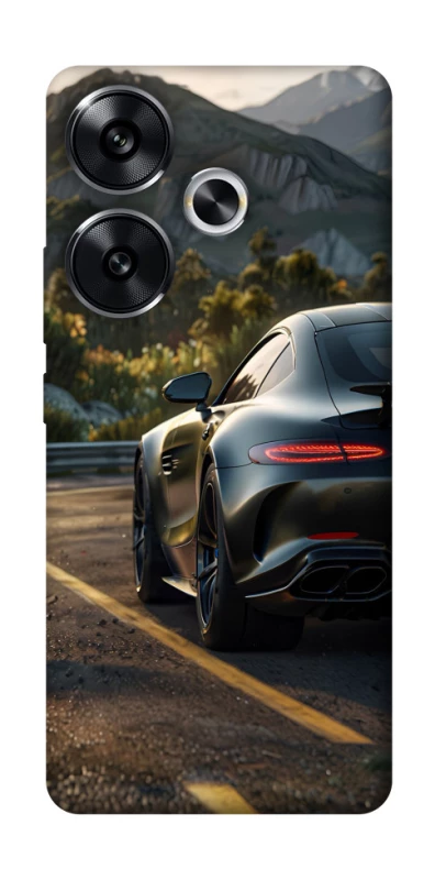 Чехол на Xiaomi Poco F6 Car in the mountains фото 1 из 1