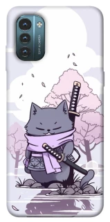 Чехол на Nokia G21 Samurai cat фото 1 из 1