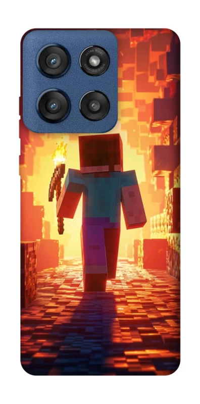 Чохол на Motorola Edge 60 Stylus Minecraft adventure фото 1 з 1