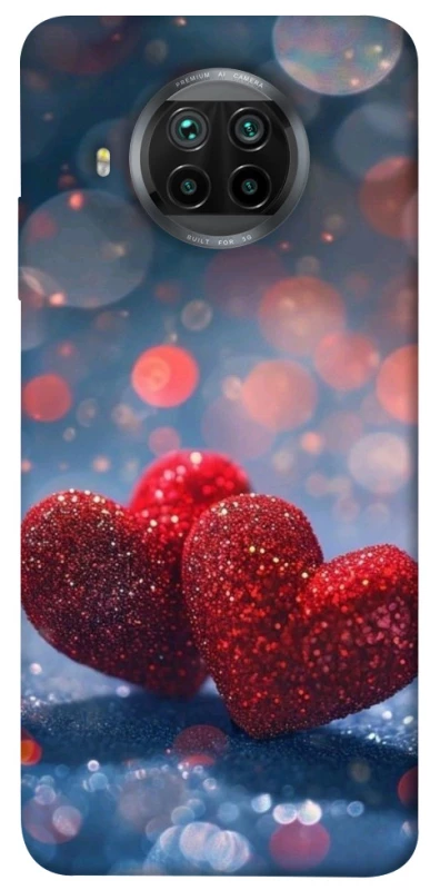 Чохол на Xiaomi Mi 10T Lite / Redmi Note 9 Pro 5G Red hearts фото 1 з 1