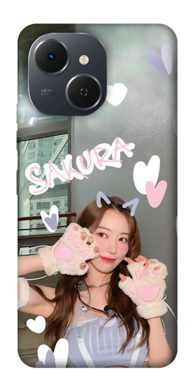 Чехол на TECNO Spark 40C Sakura - LE SSERAFIM фото 1 из 1