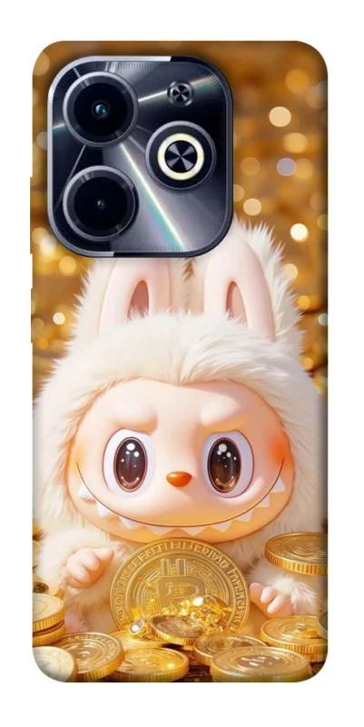 Чохол на Infinix Hot 40i Bitcoin Labubu фото 1 з 1