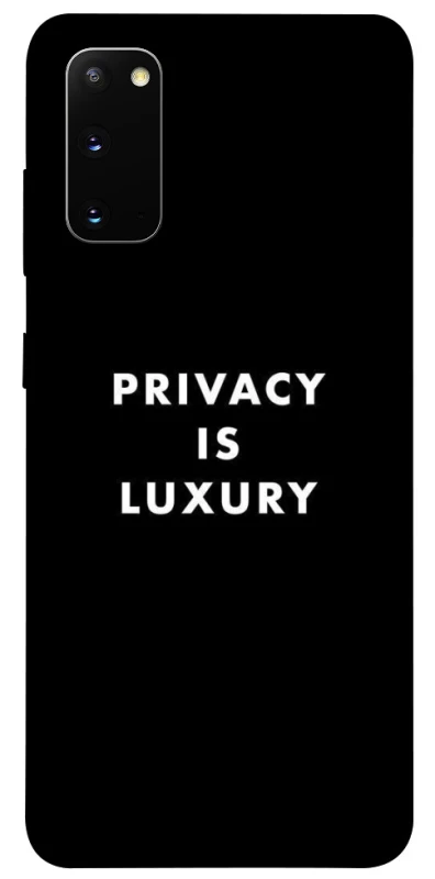 Чохол на Samsung Galaxy S20 Privacy is luxury фото 1 з 1