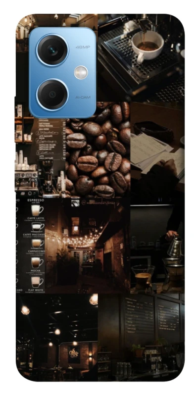 Чехол на Xiaomi Redmi Note 12 5G Coffee collage ver.1 фото 1 из 1