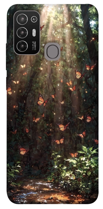 Чехол на ZTE Blade A52 butterfly фото 1 из 1