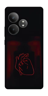 Чехол на Realme GT Neo 6 Красное сердце фото 1 из 1
