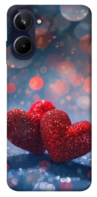 Чохол на Realme 10 4G Red hearts фото 1 з 1