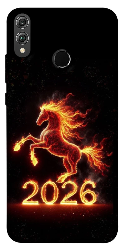 Чохол на Huawei Honor 8X Red Fire Horse ver.1 фото 1 з 1