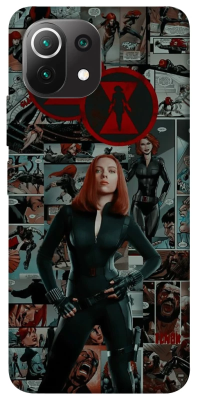 Чехол на Xiaomi Mi 11 Lite Black Widow фото 1 из 1