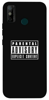 Чохол на TECNO Spark 6 Go Parental Advisory Label фото 1 Чохол на TECNO Spark 6 Go Parental Advisory Label фото 1 з 1