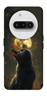 Чохол на Nothing Phone (3a) Кіт під місяцем v2 фото 1 з 1