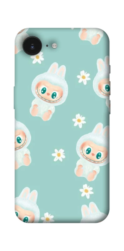 Чехол на Apple iPhone 16e (6.1") Labubu Green фото 1 из 1