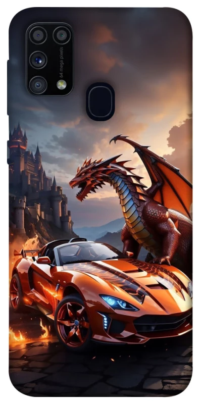 Чохол на Samsung Galaxy M31 Сar and dragon фото 1 з 1