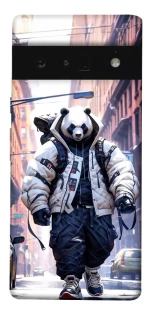 Чехол на Google Pixel 6 Pro Панда курьер фото 1 из 1