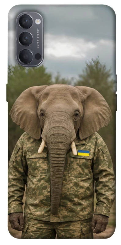 Чохол на Oppo Reno 4 Слон захисник фото 1 з 1