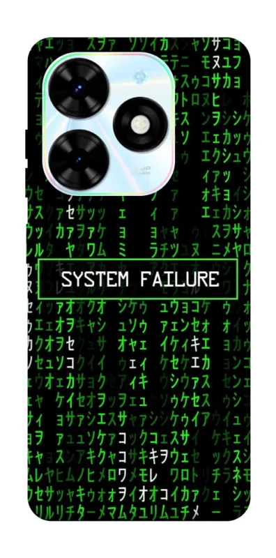 Чохол на TECNO Spark Go 2024 Matrix system failure фото 1 з 1