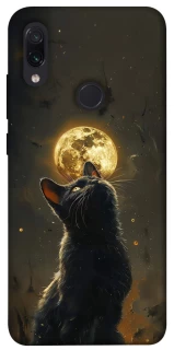 Чохол на Xiaomi Redmi Note 7 / Note 7 Pro / Note 7s Кіт під місяцем v2 фото 1 з 1