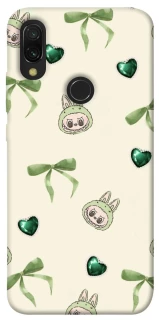 Чехол на Xiaomi Redmi 7 Labubu Green Heart фото 1 из 1