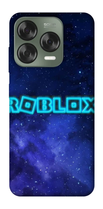 Чохол на ZTE Nubia V70 Design Roblox Space Logo Blue фото 1 з 1