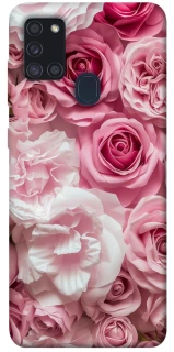 Чохол на Samsung Galaxy A21s Рожеві Квіти фото 1 з 1