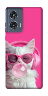 Чохол на Motorola Edge 50 Pink kitty фото 1 Чохол на Motorola Edge 50 Pink kitty фото 1 з 1