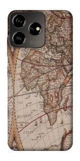 Чехол на ZTE Blade V50 Design 4G Карта путешествий фото 1 из 1