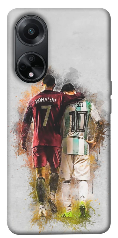 Чехол на Oppo A98 Ronaldo и Messi фото 1 из 1