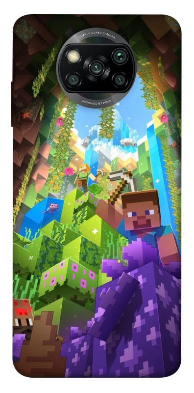 Чехол на Xiaomi Poco X3 NFC / Poco X3 Pro Minecraft forever фото 1 из 1
