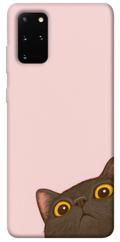 Чехол на Samsung Galaxy S20+ Peeping cat фото 1 из 1