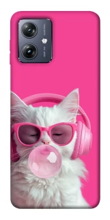 Чохол на Motorola Moto G54 Pink kitty фото 1 Чохол на Motorola Moto G54 Pink kitty фото 1 з 1