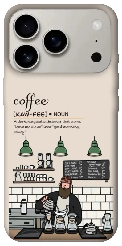 Чехол на Apple iPhone 17 Pro (6.3") Kaw-fee фото 1 из 1