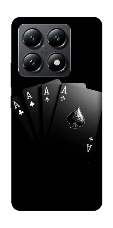 Чохол на Xiaomi 14T Black Cards фото 1 з 1