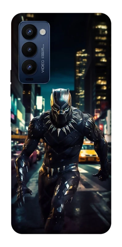 Чехол на TECNO Camon 18 Pro Black Panther фото 1 из 1
