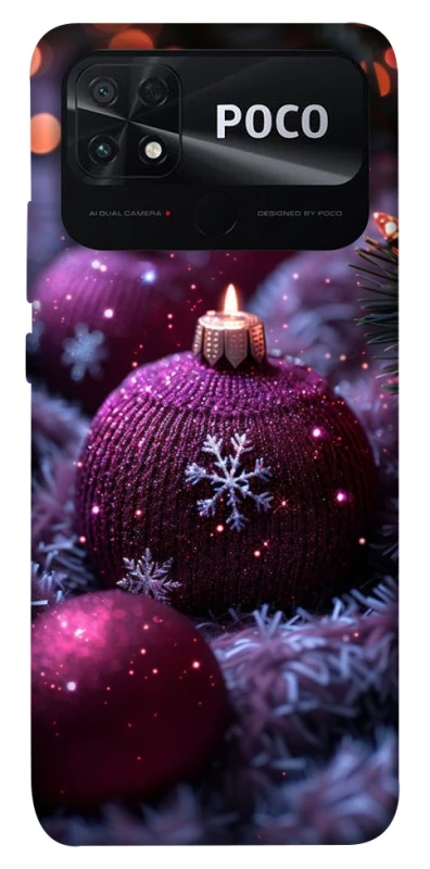 Чохол на Xiaomi Poco C40 Новорічний v44 фото 1 з 1