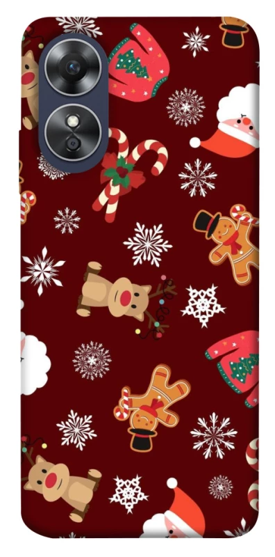 Чохол на Oppo A17 Новорічний v6 фото 1 з 1