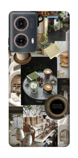 Чохол на Motorola Moto G85 Coffee collage ver.4 фото 1 з 1