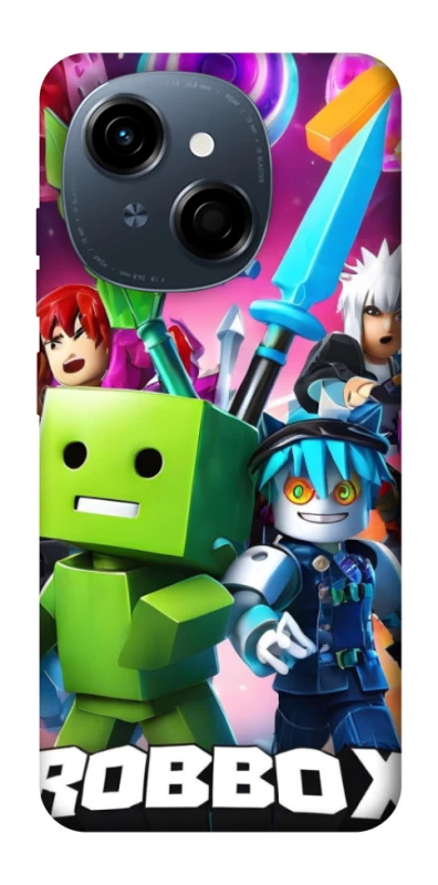 Чехол на TECNO Spark Go 1 Roblox gaming heroes фото 1 из 1