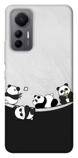 Чохол на Xiaomi 12 Lite Four pandas фото 1 з 1