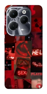 Чехол на Infinix Hot 40 Love collage ver.3 фото 1 из 1
