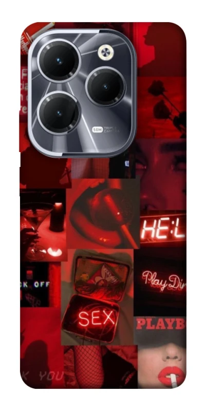 Чехол на Infinix Hot 40 Pro Love collage ver.3 фото 1 из 1