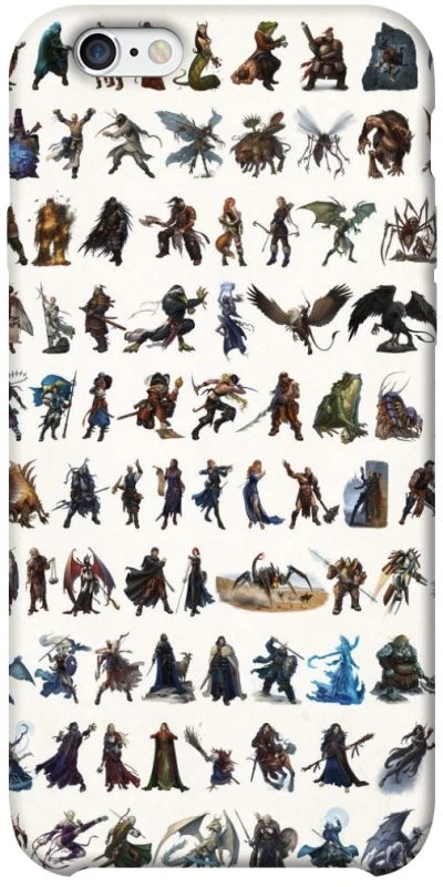 Чехол на Apple iPhone 6/6s plus (5.5") Character Selection фото 1 из 1