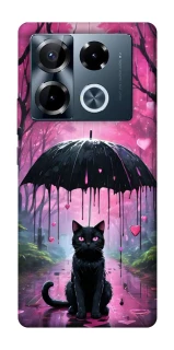 Чохол на Infinix Note 40 Pro 4G Black cat фото 1 з 1