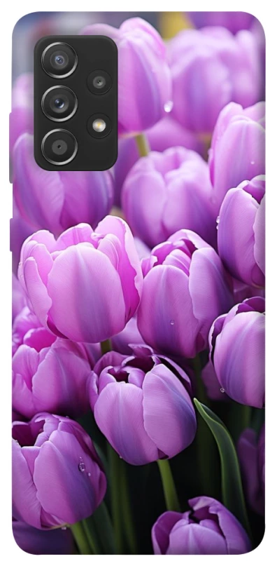 Чохол на Samsung Galaxy A72 4G / A72 5G Фіолетові тюльпани фото 1 з 1