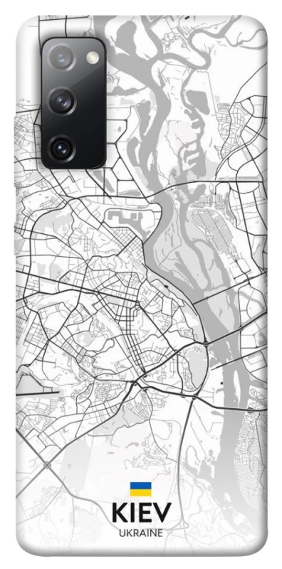 Чехол на Samsung Galaxy S20 FE Kiev white map фото 1 из 1